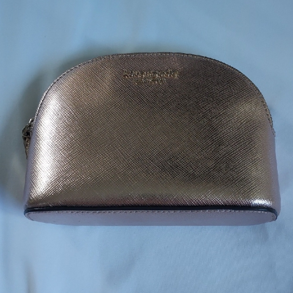 Kate Spade Metallic Rose Gold Pouchkate
